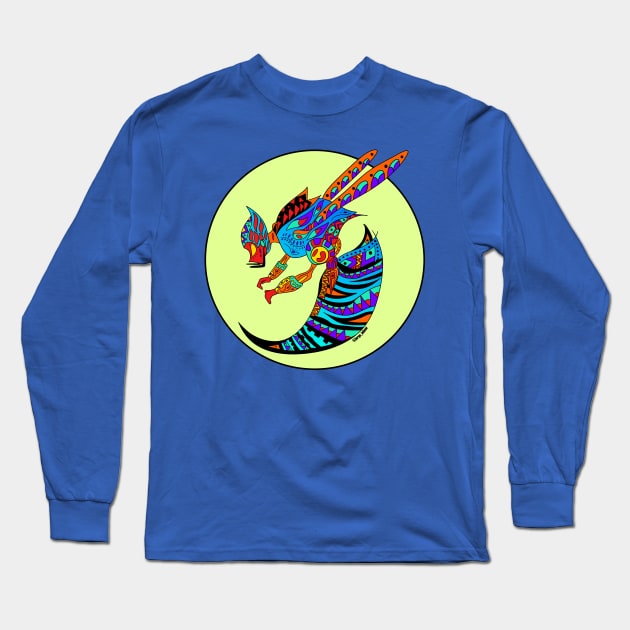 rainbow killer bee ecopop Long Sleeve T-Shirt by jorge_lebeau